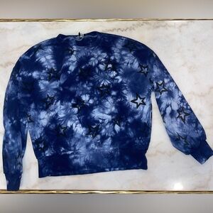 Central Park West tie dyed star sweatshirt